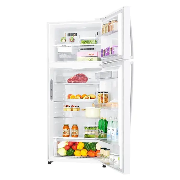 یخچال فریزر ال جی مدل GN-F782HQHL رنگ سفید نمای داخل