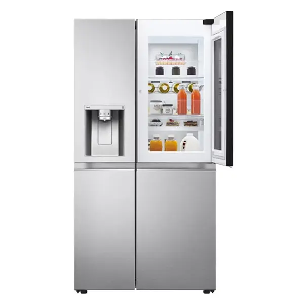 یخچال فریزر ساید بای ساید دو ال جی مدل GC-X257CSES رنگ نقره‌ای