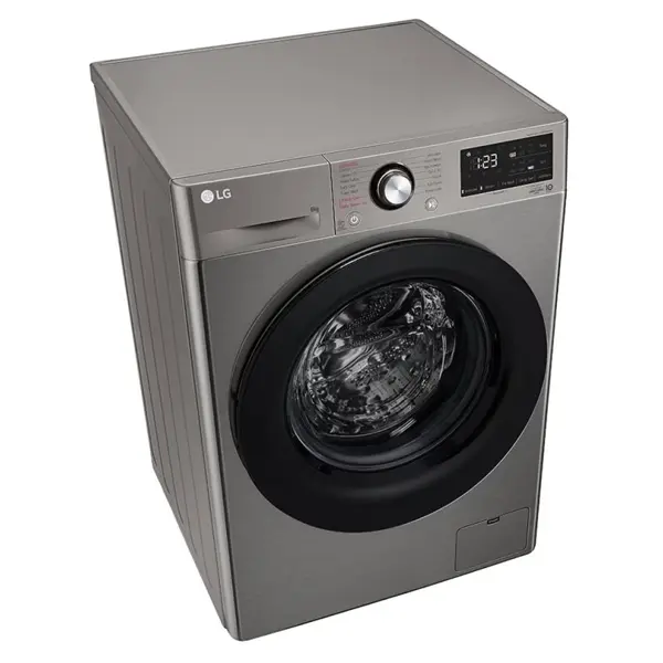 ماشین لباسشویی ال جی F4R3TYG6P رنگ نقره ای پلاتینیومی با ظریفیت 9 کیلویی