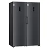 یخچال فریزر دوقلو ال جی مدل GC-B511EADM و GC-B514EAFM رنگ دودی نمای کنار