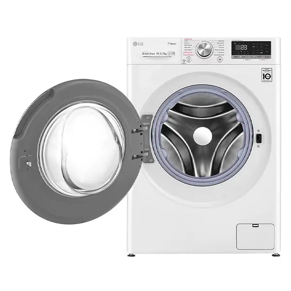 ماشین لباسشویی 10.5کیلویی ال جی F4V5RGP0W رنگ سفید 