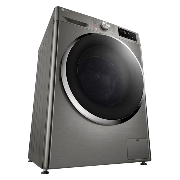 ماشین لباسشویی ال جی F4R3VYGCP  رنگ نقره ای پلاتینیومی با سرعت چرخش 1400 دور در دقیقه