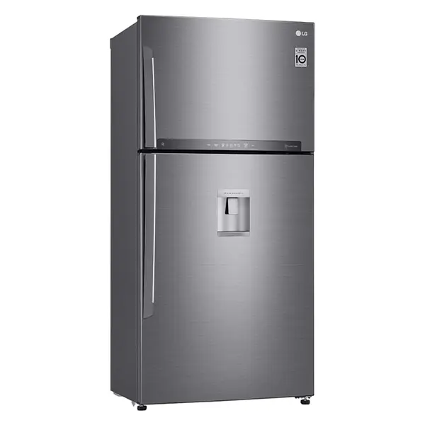 یخچال بالا پایین ال جی GN-A782HLHU رنگ نقره ای با ظرفیت 630 لیتر