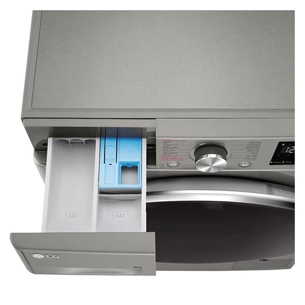 محفظه مواد شوینده ماشین لباسشویی ال جی F4R3TYGCP رنگ نقره ای پلاتینیومی