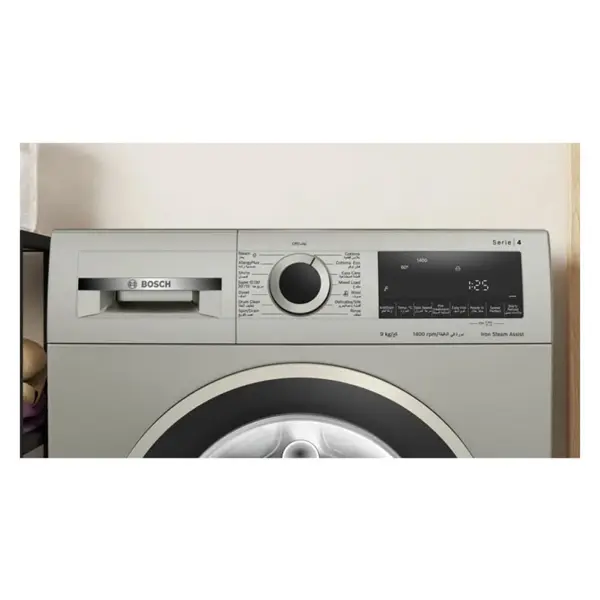 کنترل پنل ماشین لباسشویی بوش WGA1440XGC رنگ نقره ای