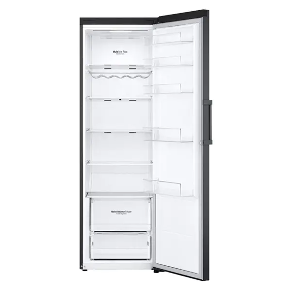 یخچال فریزر دوقلو ال جی مدل GC-B511EADM و GC-B514EAFM رنگ دودی نمای داخل