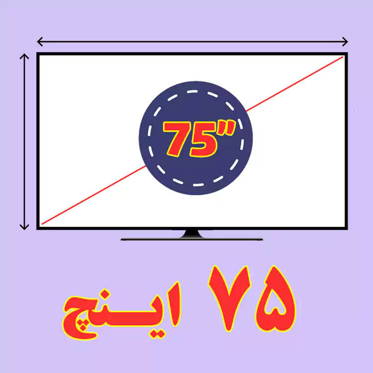 تلویزیون 75 اینچ