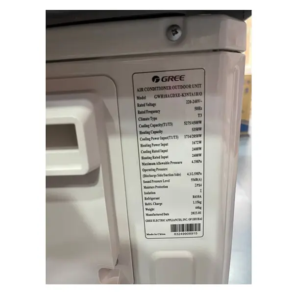 کولر گازی گری مدل GWH18AGDXE  با ظرفیت 30000