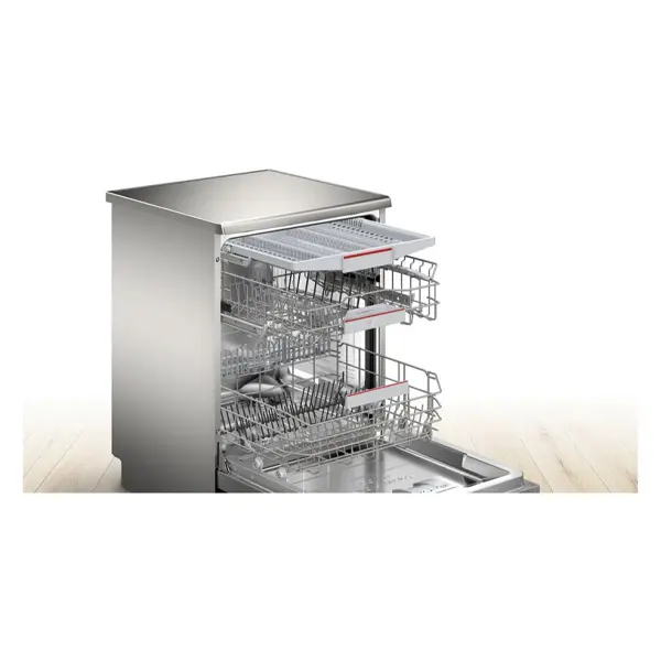 خرید و فروش ماشین ظرفشویی سری 6 بوش مدل SMS6ZCI00G رنگ نقره ای از کنار