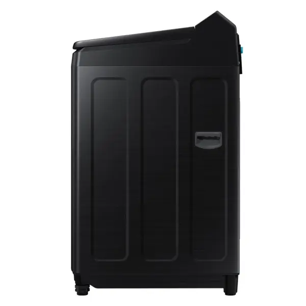 ماشین لباسشویی و پتوشور سامسونگ WA19CG6745BV رنگ دودی از نمای بغل