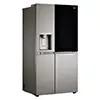 یخچال فریزر ساید بای ساید  ال جی GR-X348CSFS از نمای کنار