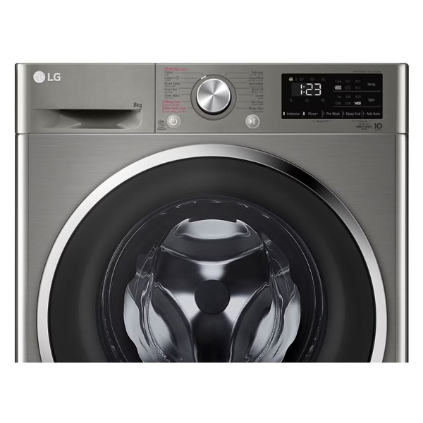 پنل کنترلی ماشین لباسشویی ال جی F4R3TYGCP رنگ نقره ای پلاتینیومی